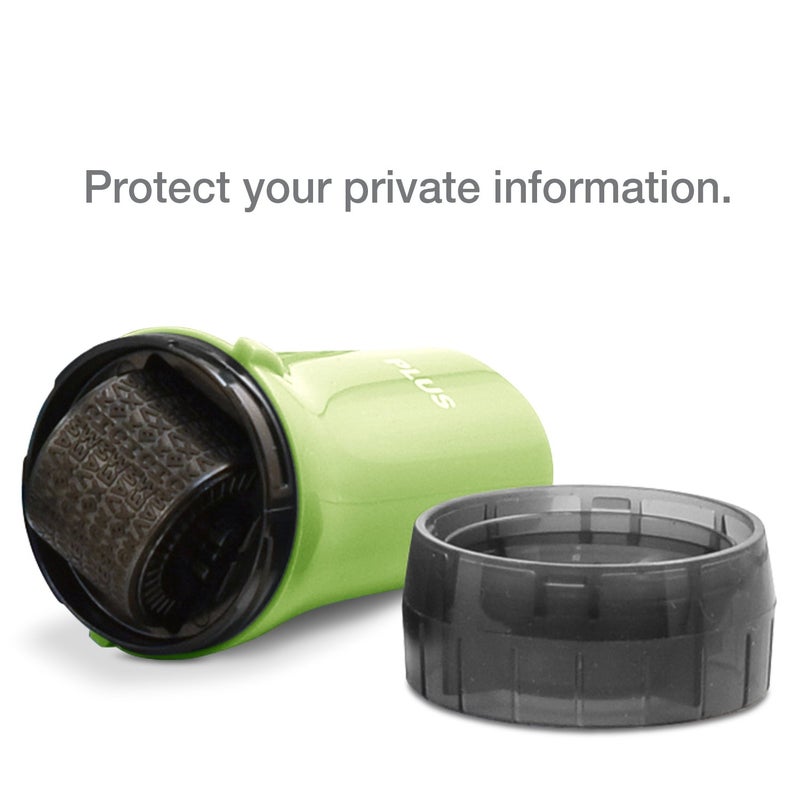 Plus Guard Your ID Security Roller Set for Identity Theft Protection Advanced 2.0 Stamping and Redacting (Regular 3-Pack, Green) - Image 4